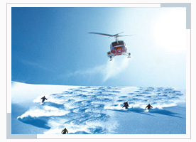 heli-skiing